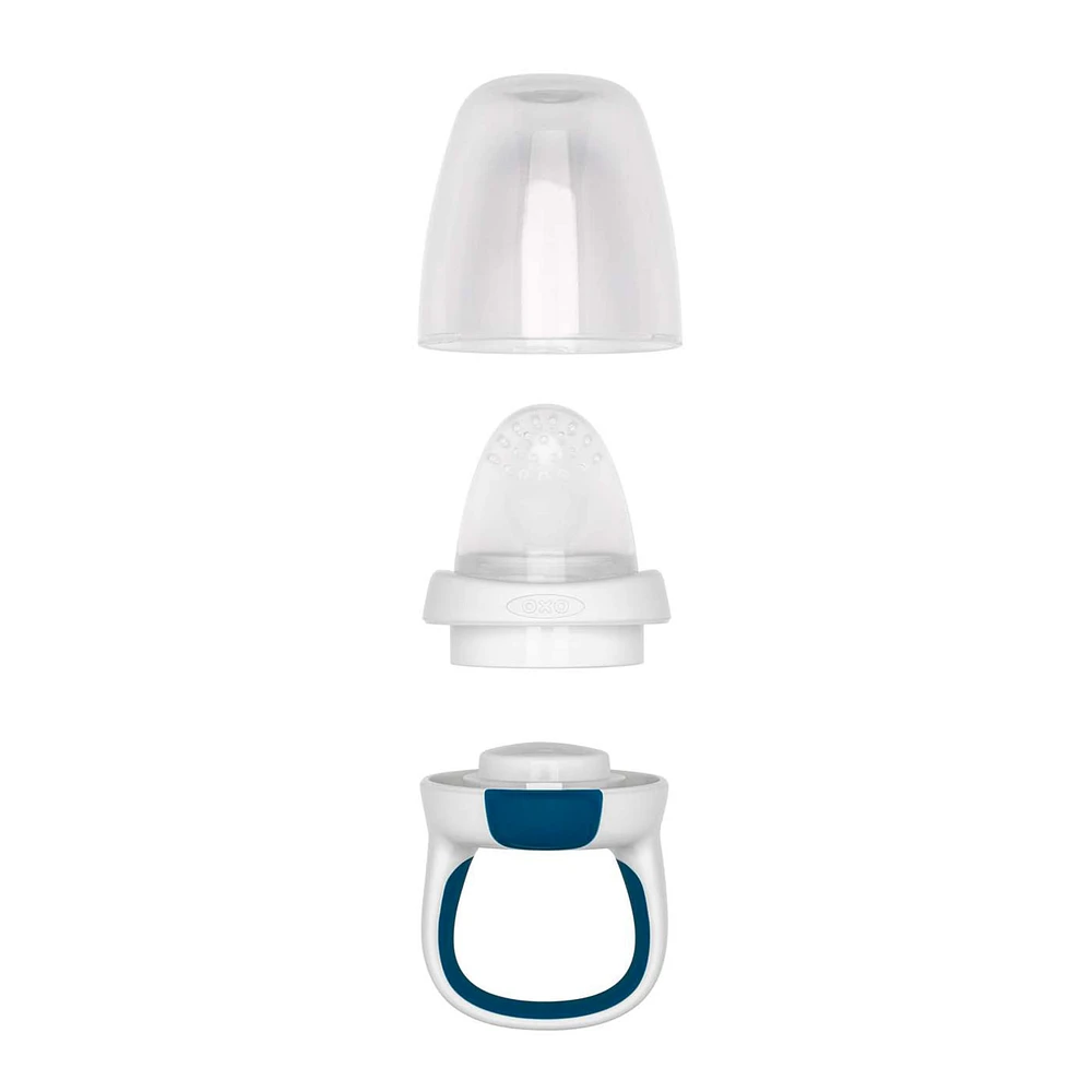 OXO Tot Silicone Self-Feeder - White/Navy