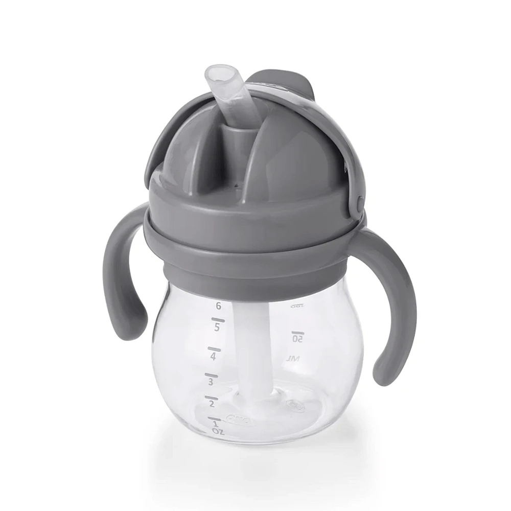 Gobelet Paille Poignées 6oz - Gris