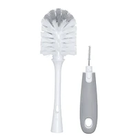 Brosse pour Bouteille et Petite Brosse pour Tétine avec Socle
