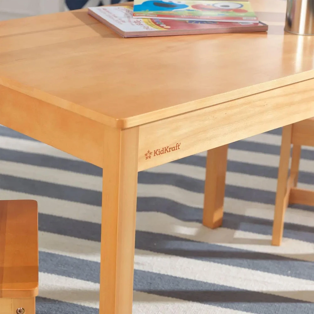 Table et 2 Chaises pour Enfant - Naturel