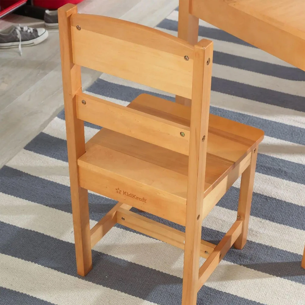 Table et 2 Chaises pour Enfant - Naturel