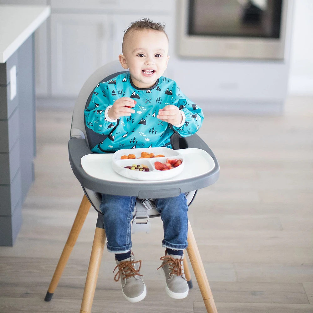 Assiette compartiments marbre