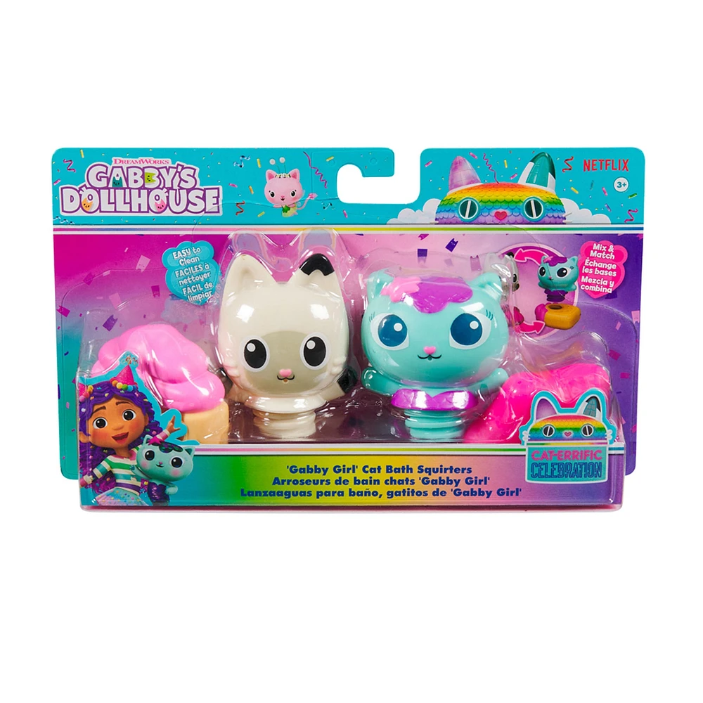 Gabby's Dollhouse - Cat Bath Squirters 2-Pack