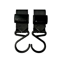 Crochets (2) Pour Poussette -  Noir