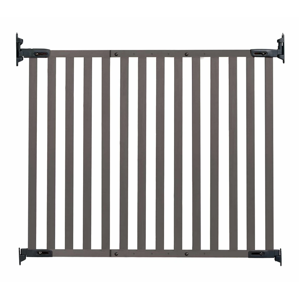 Bamboo Angle Mount Safeway Gate - Grey