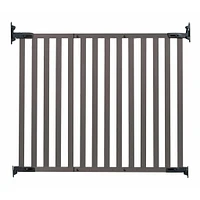 Bamboo Angle Mount Safeway Gate - Grey