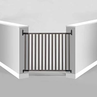 Bamboo Angle Mount Safeway Gate - Grey