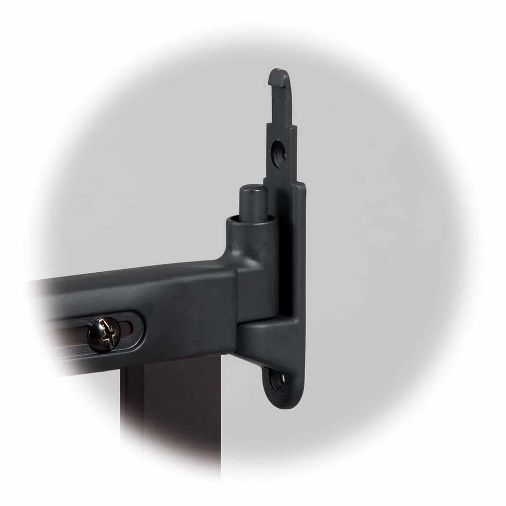 Bamboo Angle Mount Safeway Gate - Grey