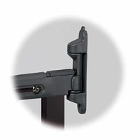 Bamboo Angle Mount Safeway Gate - Grey