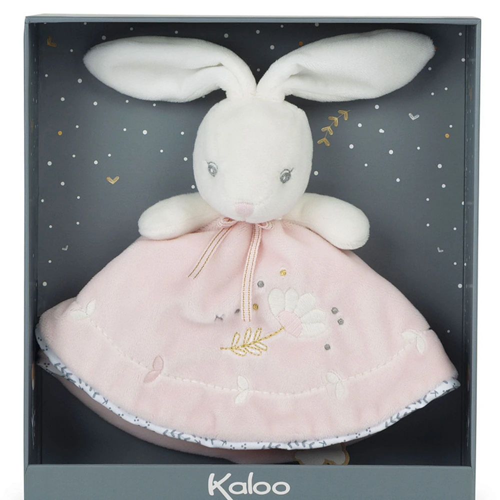Doudou Rond Lapin Rose
