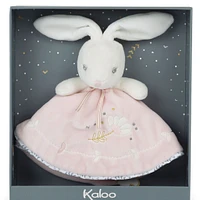 Doudou Rond Lapin Rose