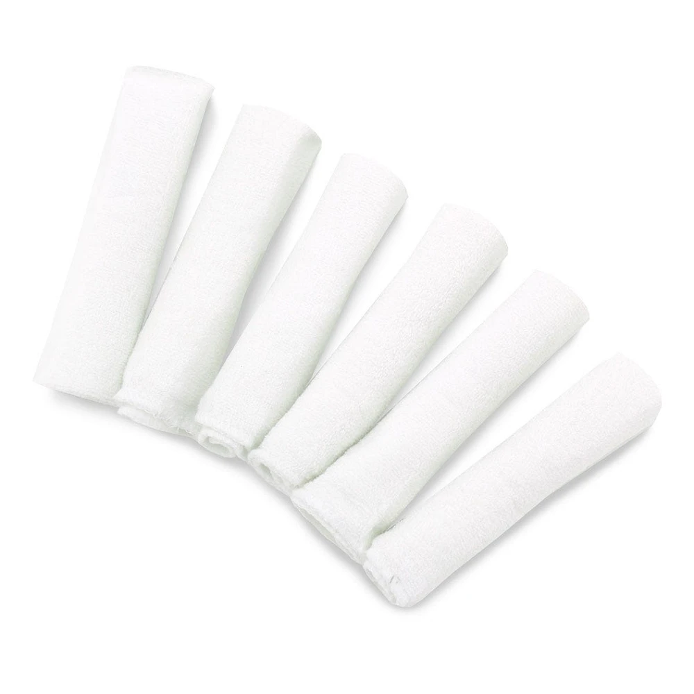 Washcloths set of 6 - White