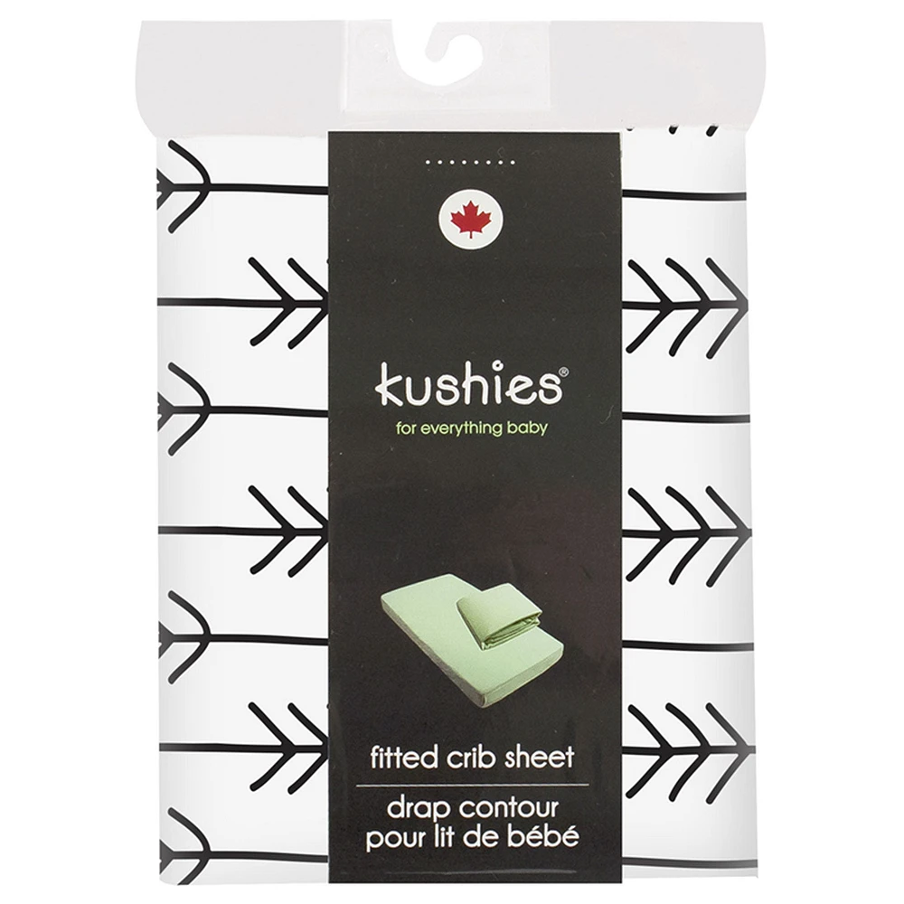 Drap Contour pour Lit de Bébé - Flanelle Flèches