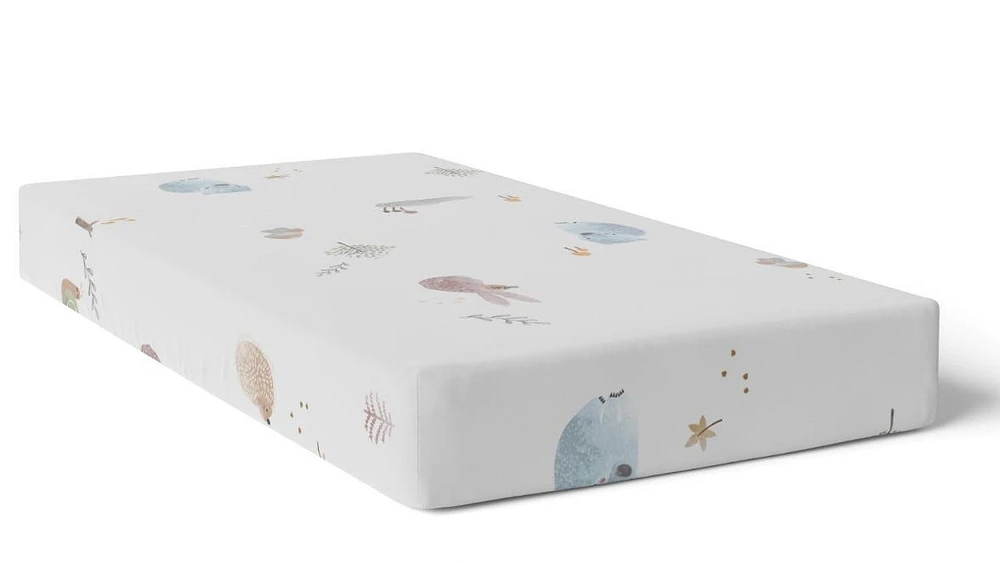 Percale Crib Sheet - Forest