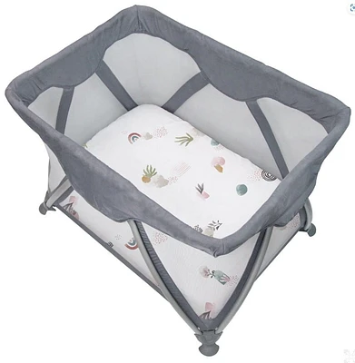 Percale Playard Sheet - Floral