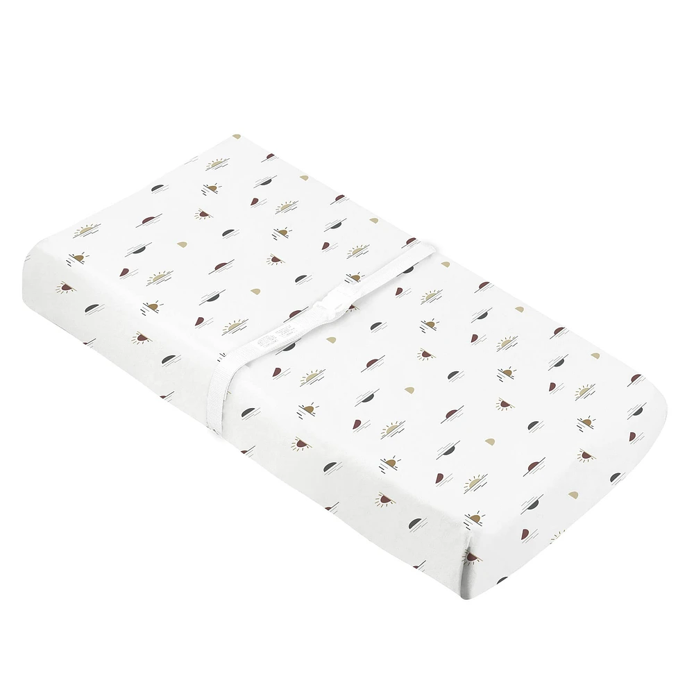 Couvre à Langer Percale - Soleils