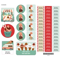 Peel And Stick Name Labels – Ice Cream