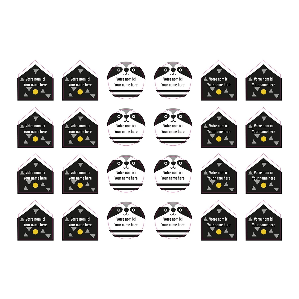 Daycare Name Labels - Scandinavia