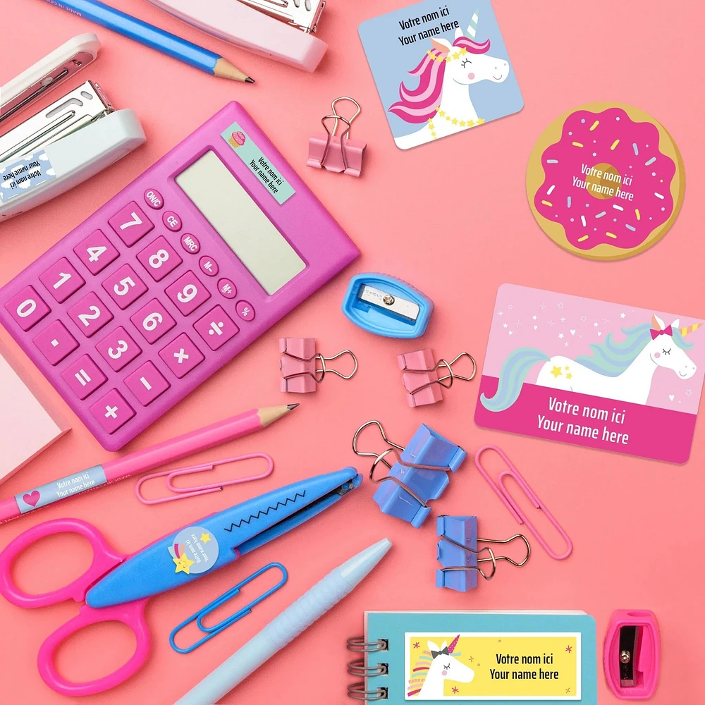 Essential Name Labels - Unicorn