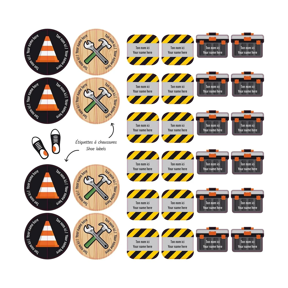 Essential Name Labels