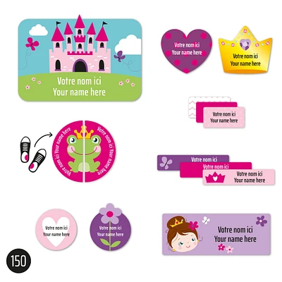 Étiquettes Essentiel - Princesses