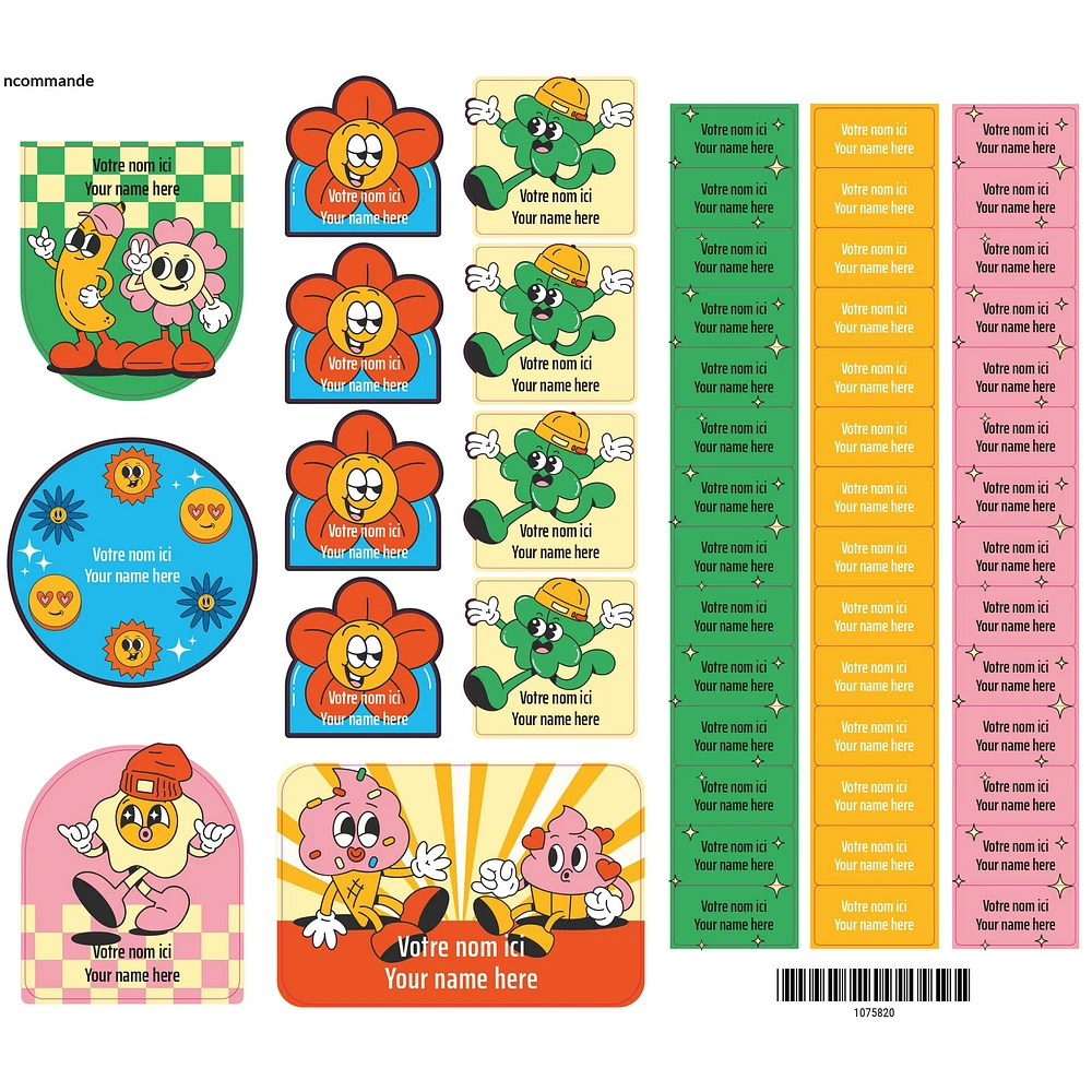 Essential Labels - Retro