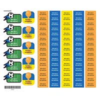 Étiquettes Scolaire - Soccer