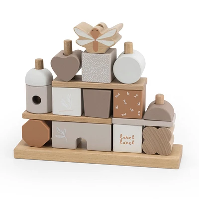 Blocs à empiler 'Cottage' - Nougat