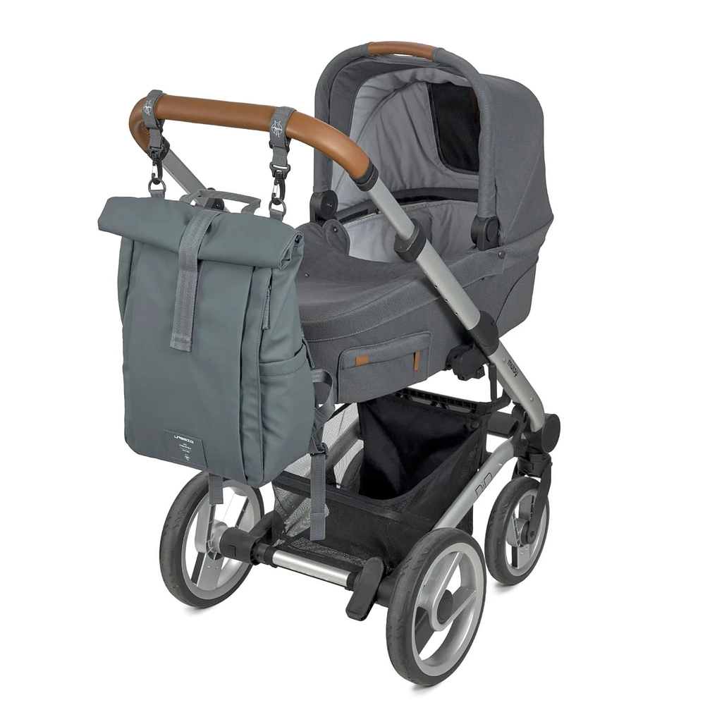 Diaper Bag Rolltop - Anthracite