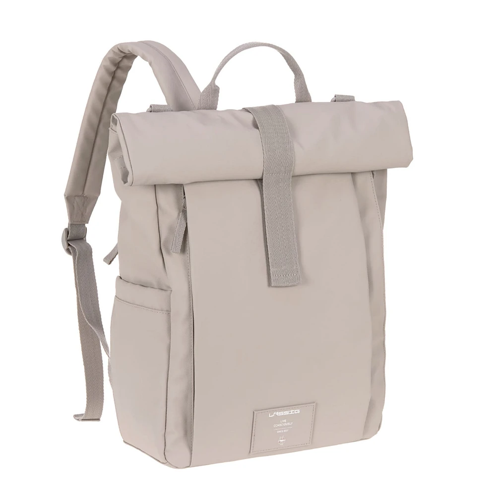 Sac à Couches à Dos Rolltop - Taupe