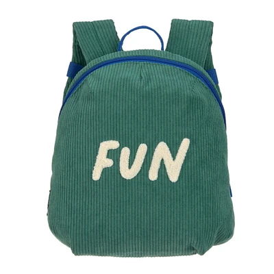 Sac À Dos Velours - Little Gang Fun vert