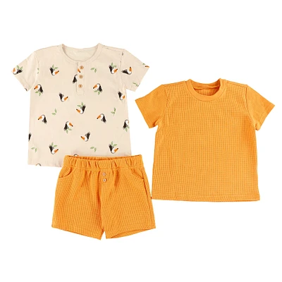 Ensemble Short 3 Pièces Toucan 2-4ans