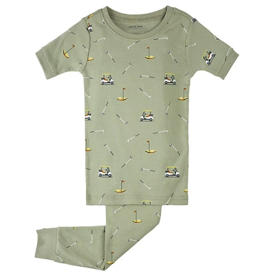 Golf Print PJ Set 2-7y