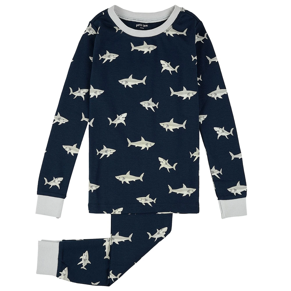 Sharks Pajamas 2-7y