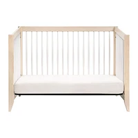 Couchette Convertible 4 en 1 Sprout - Blanc / Naturel Lavé