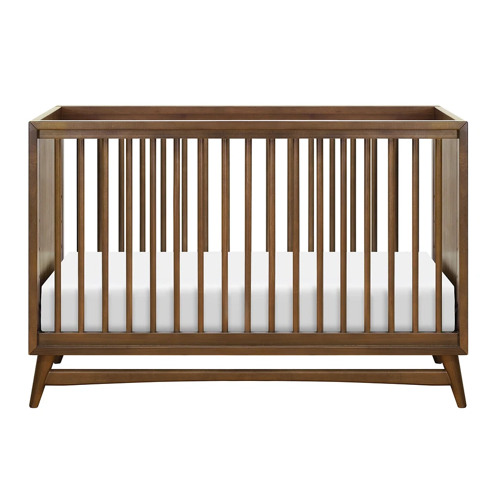Peggy Mid-Century 3-in-1 Convertible Crib - Walnut
