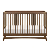 Peggy Mid-Century 3-in-1 Convertible Crib - Walnut