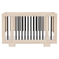 Yuzu 8-in-1 Convertible Crib - Washed Natural / Black