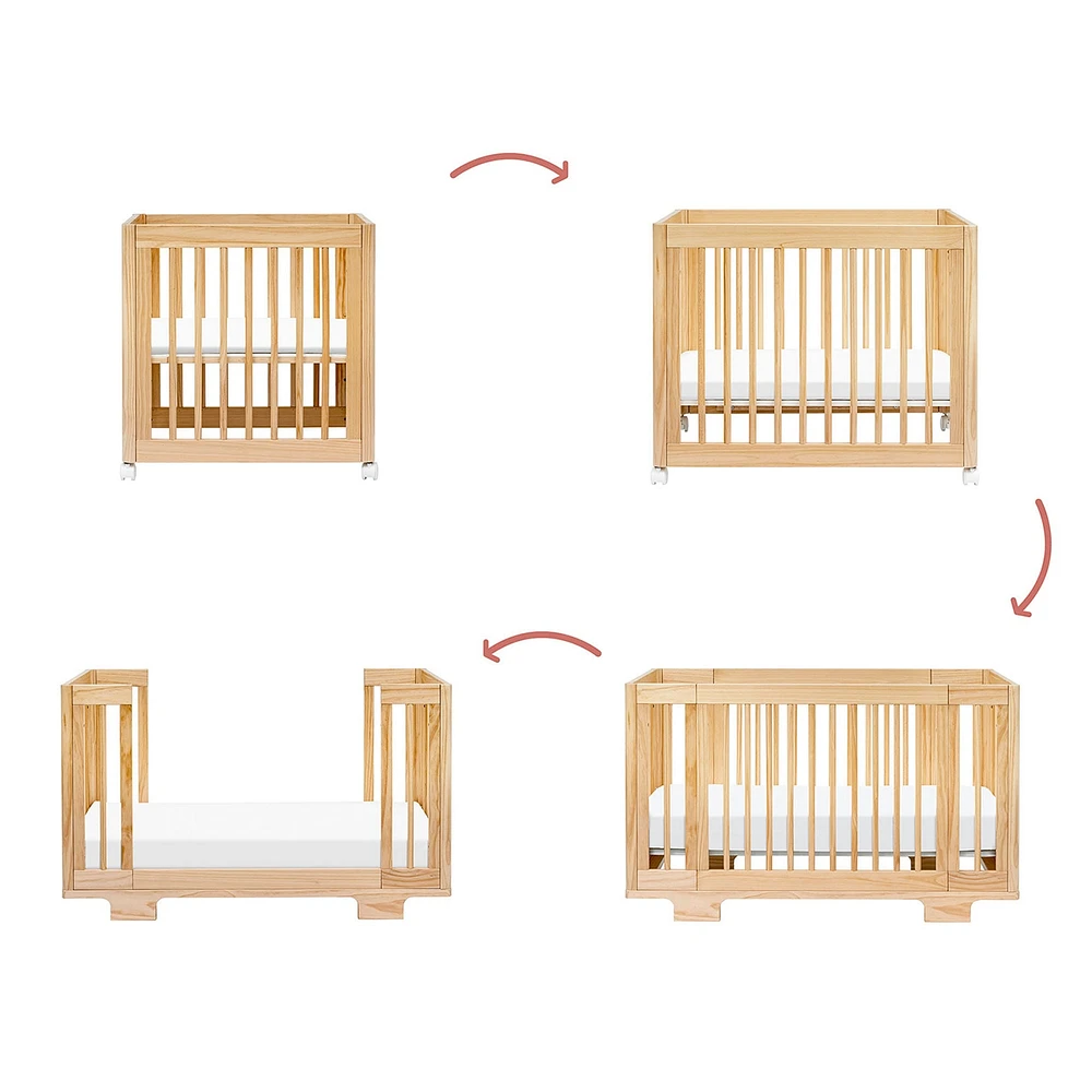 Yuzu 8-in-1 Convertible Crib - Natural