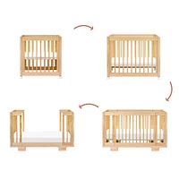 Yuzu 8-in-1 Convertible Crib - Natural