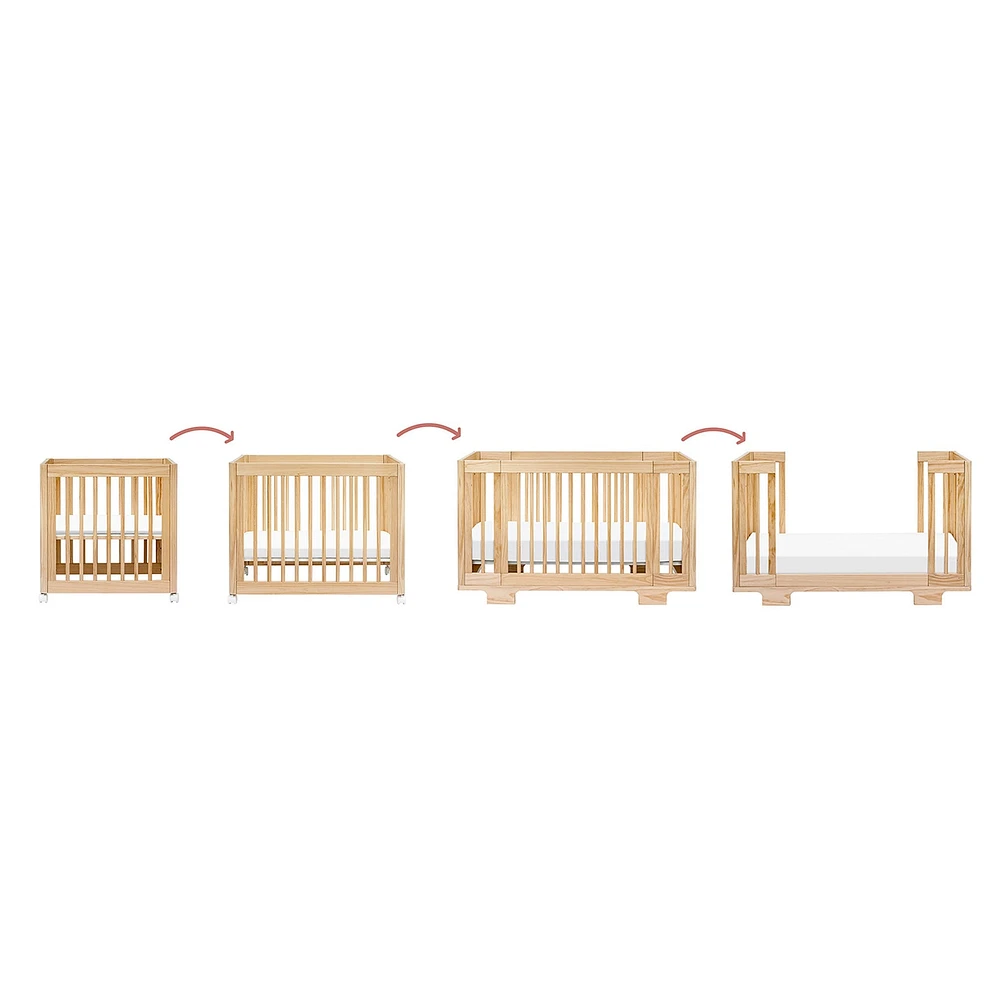 Yuzu 8-in-1 Convertible Crib - Natural