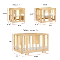 Yuzu 8-in-1 Convertible Crib - Natural