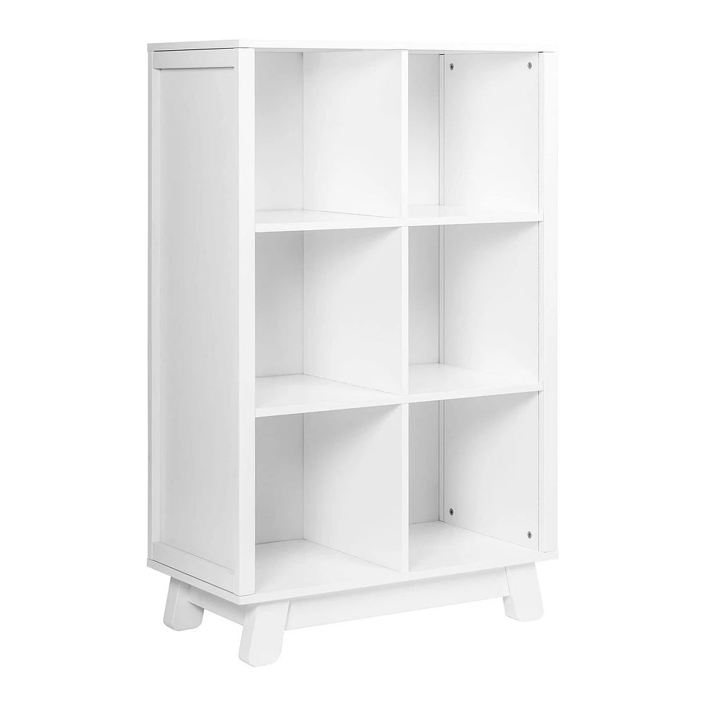 Hudson Cubby Bookcase - White