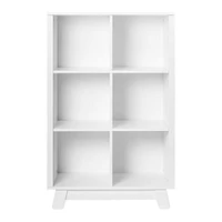Hudson Cubby Bookcase - White