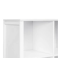 Hudson Cubby Bookcase - White