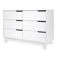 Commode 6 Tiroirs Hudson - Blanc