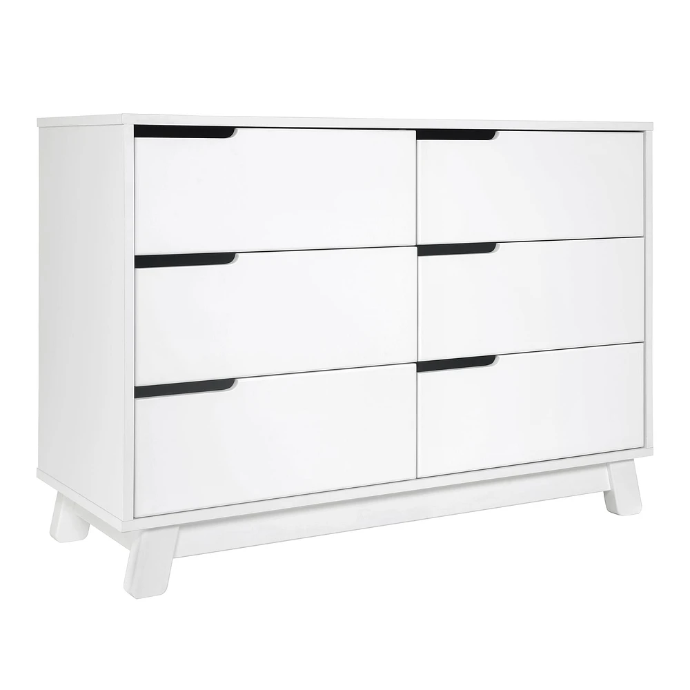 Commode 6 Tiroirs Hudson - Blanc