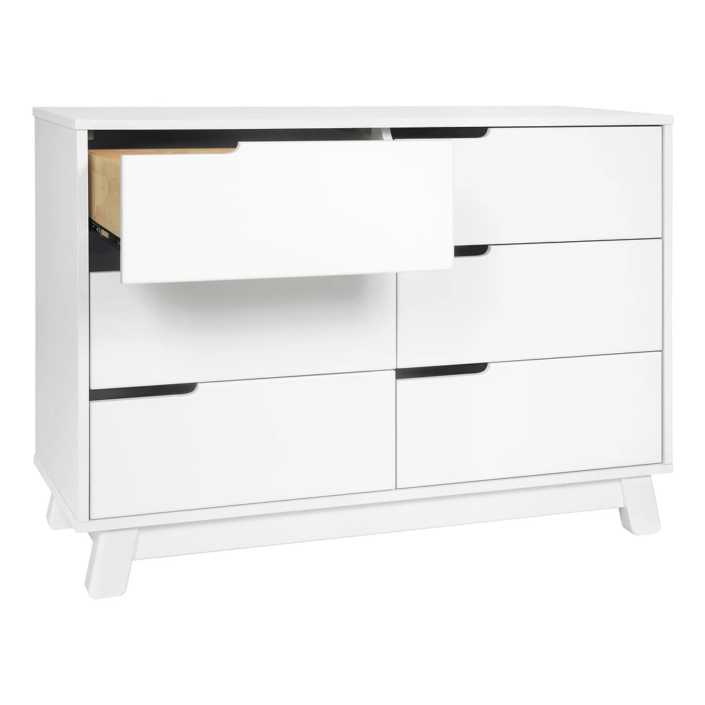 Commode 6 Tiroirs Hudson - Blanc