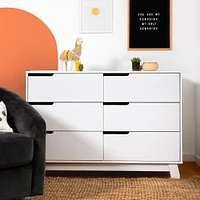 Commode 6 Tiroirs Hudson - Blanc