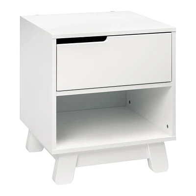 Table de Nuit Hudson avec port USB -  Blanc